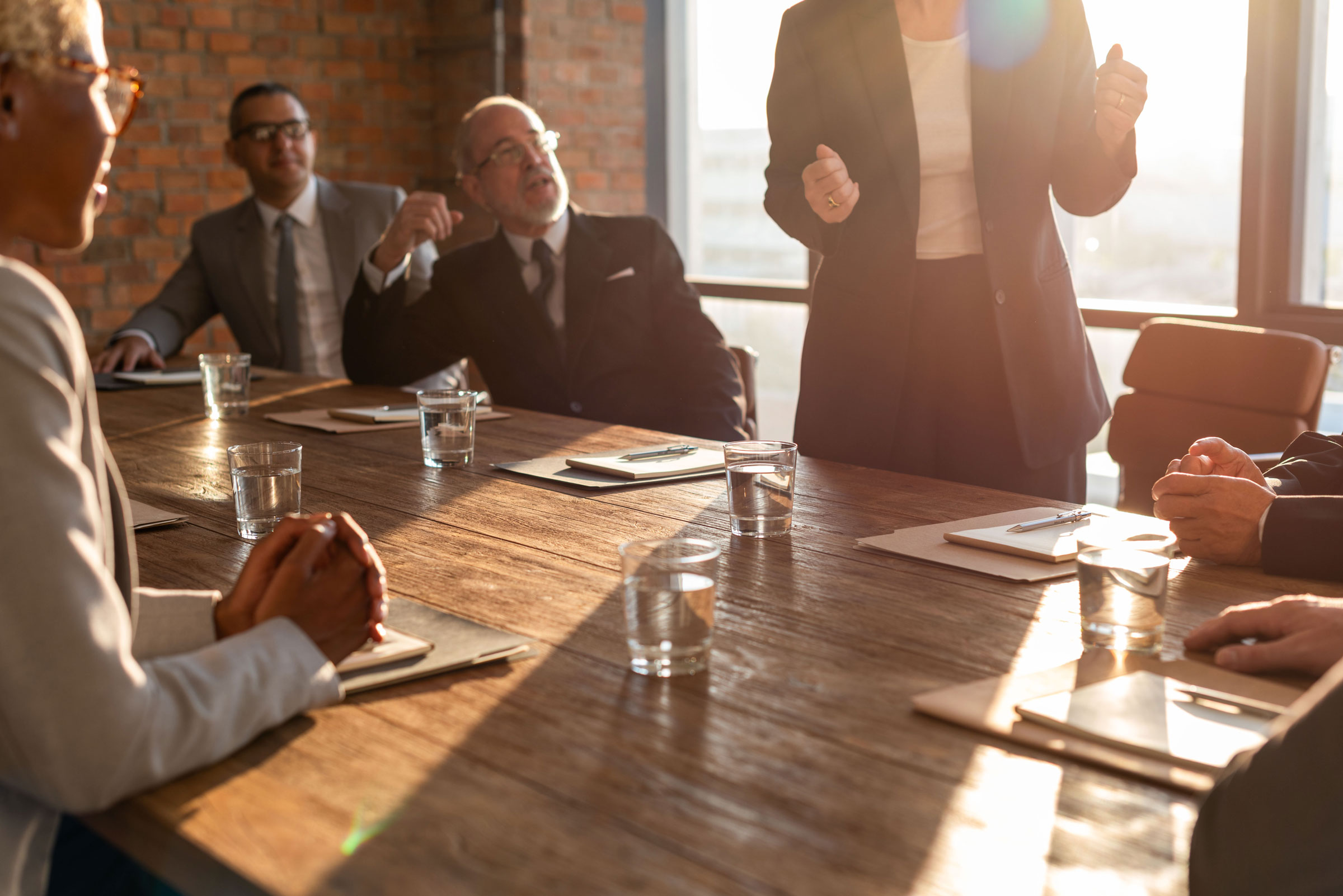 Corporate boardroom — executive governance and business leadership coverage